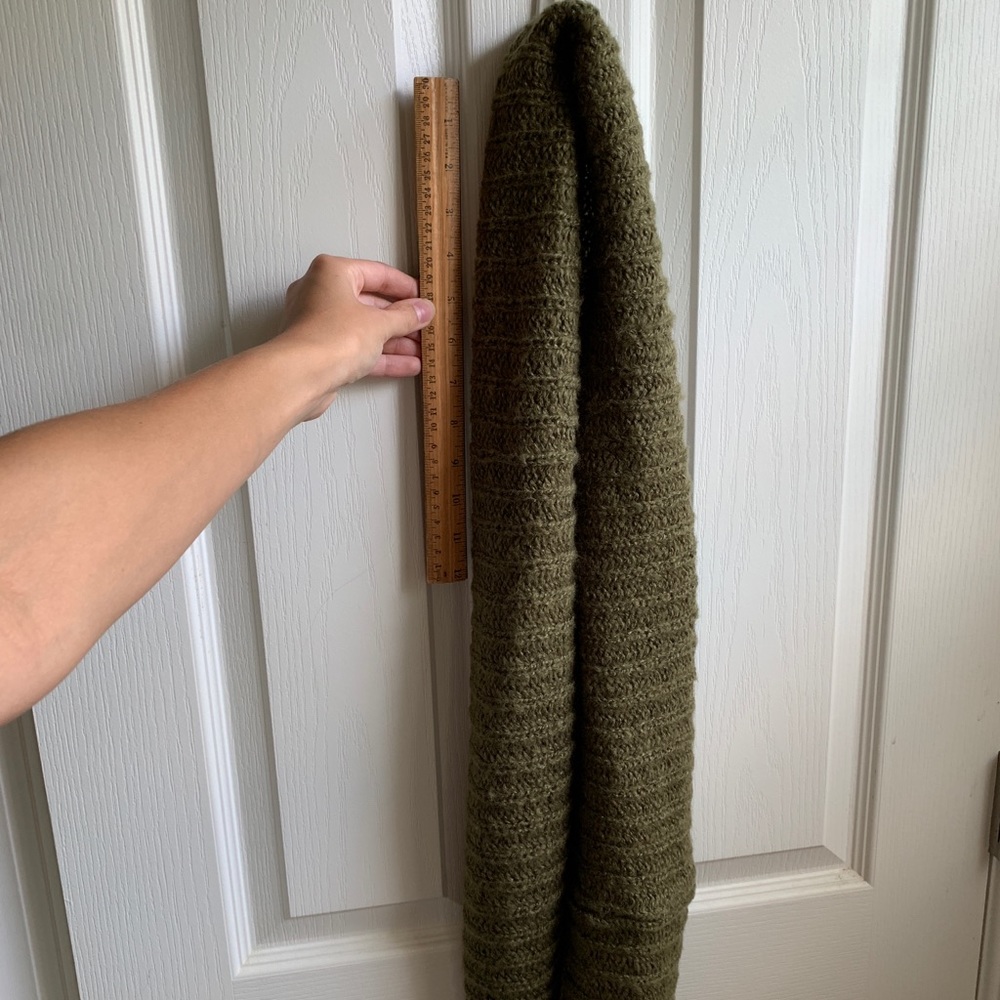 Dark green scarf I only wore one time!
